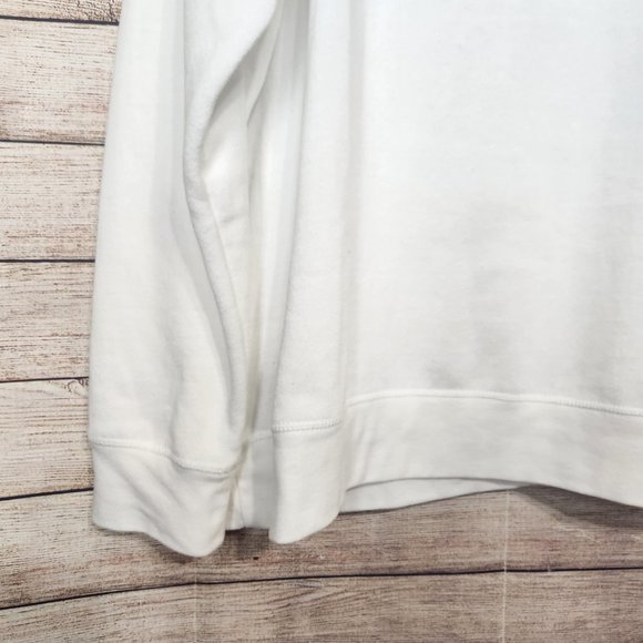 NWT And Now This Men's Size XXL Solid Fleece Off White Sweatshirt Round Neck - Picture 13 of 14